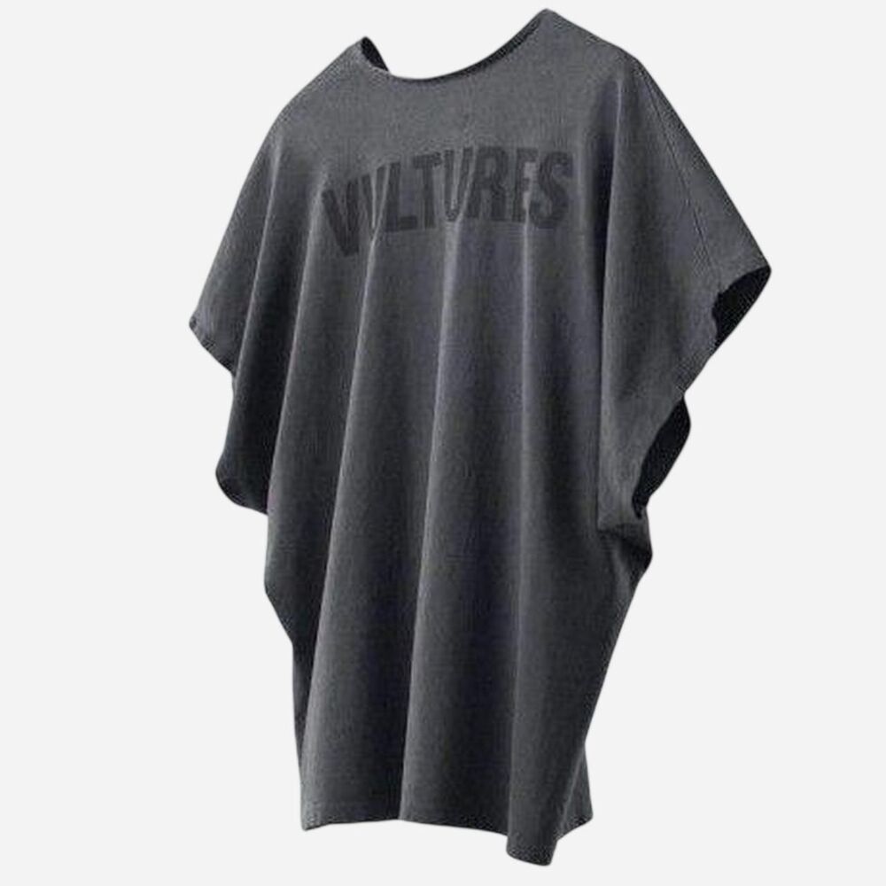 Yeezy Vultures Logo Box Tee Charcoal Grey - Size 2 - New In Bag